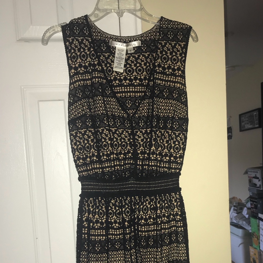 Black and nude dress